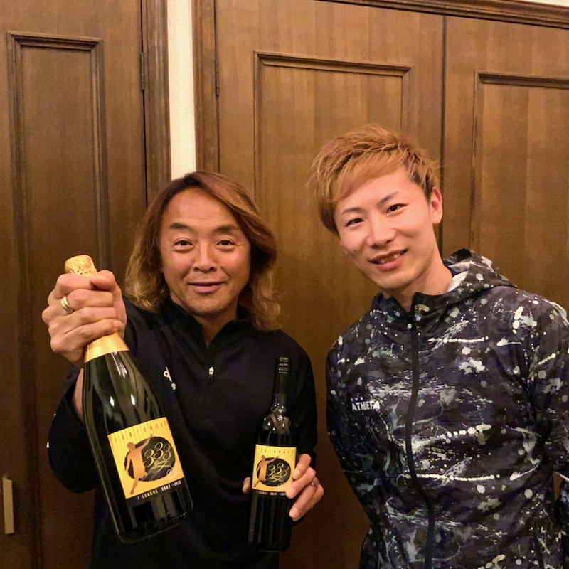 北澤さんと横江怜選手